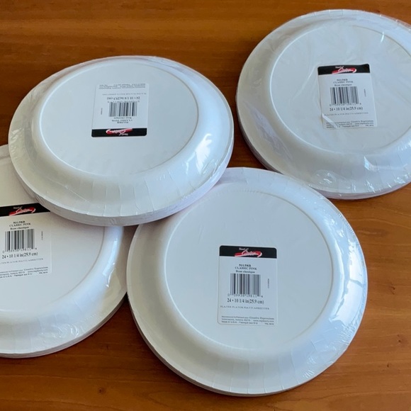Pink Paper Plates - Picture 2 of 5